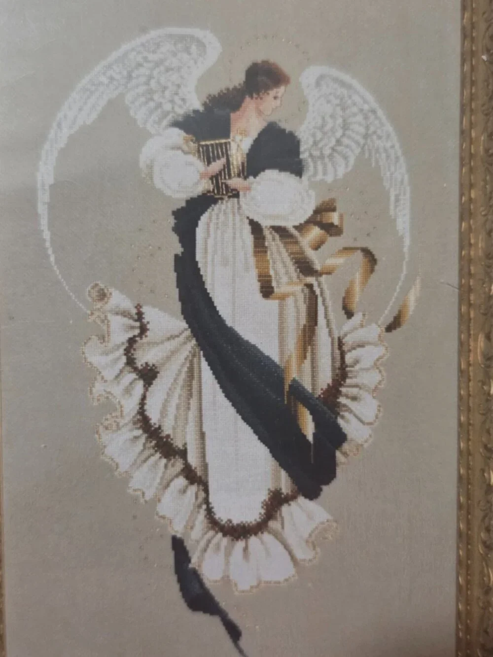 NEW Sealed Lavender & Lace Cross Stitch Pattern Angel of Hope